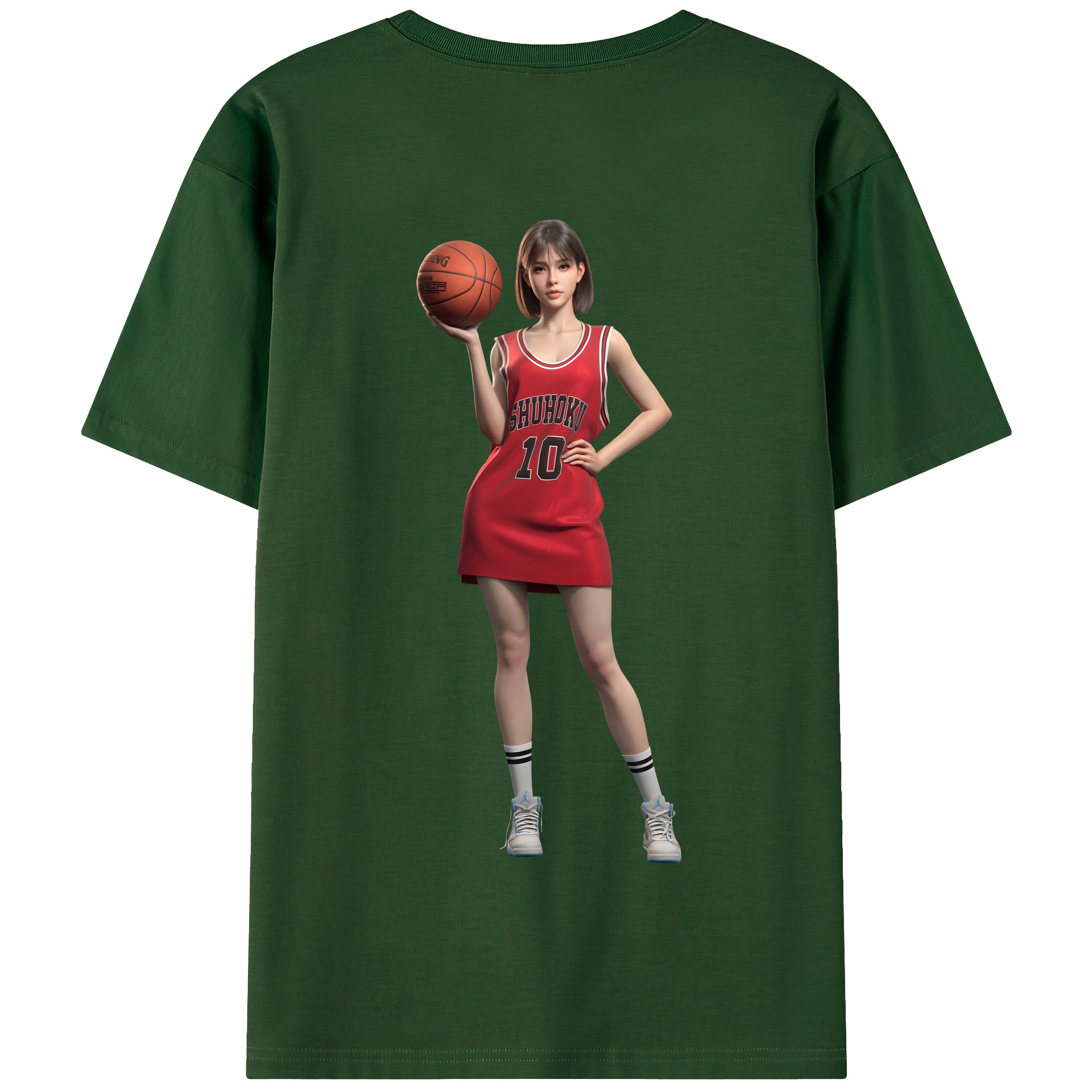 SLAM DUNK／スラムダンク 綿100％半袖Tシャツ（背面プリント）